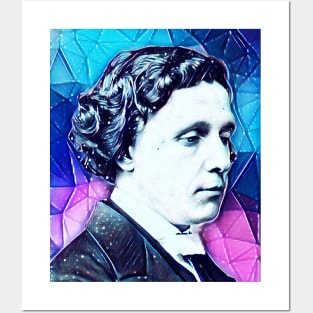 Lewis Carroll Snowy Portrait | Lewis Carroll Artwork 6 Posters and Art